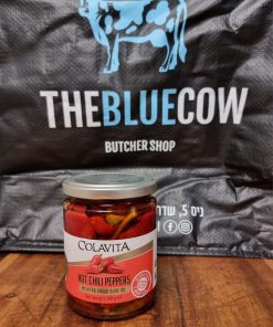 פלפל צ'ילי חריף בשמן זית כתית מעולה COLAVITA